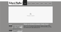 Desktop Screenshot of erbova-vladka.cz